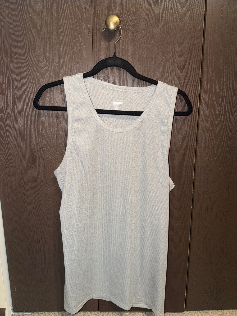 Spyder Light Gray Men's Athletic Tank Top